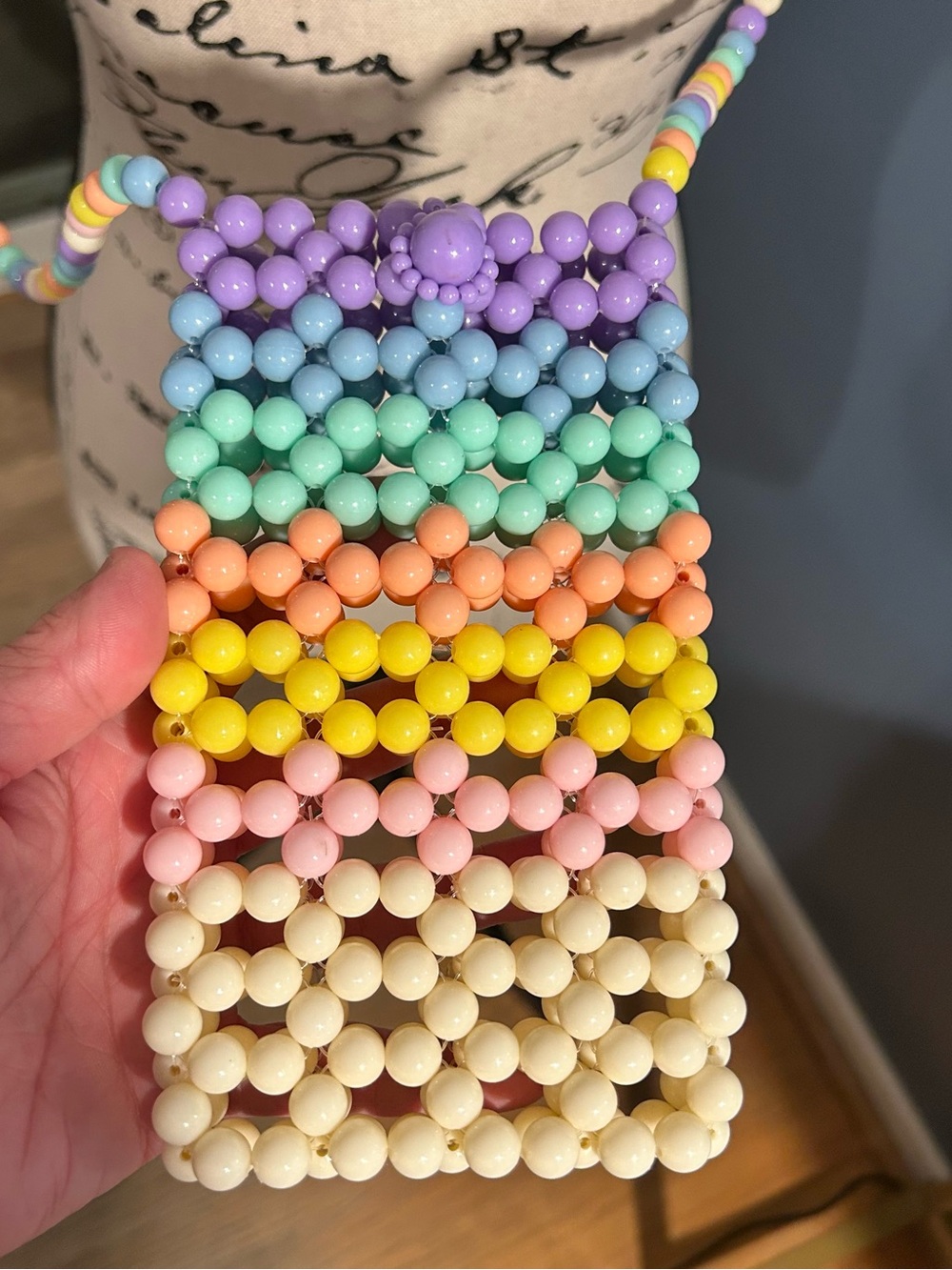 ⭐️ 5 for $25 ⭐️ phone Pastel Beaded Crossbody Bag - Multicolor